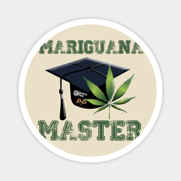 MARIGUANA MASTER Magnet by Pobre Payasuelos